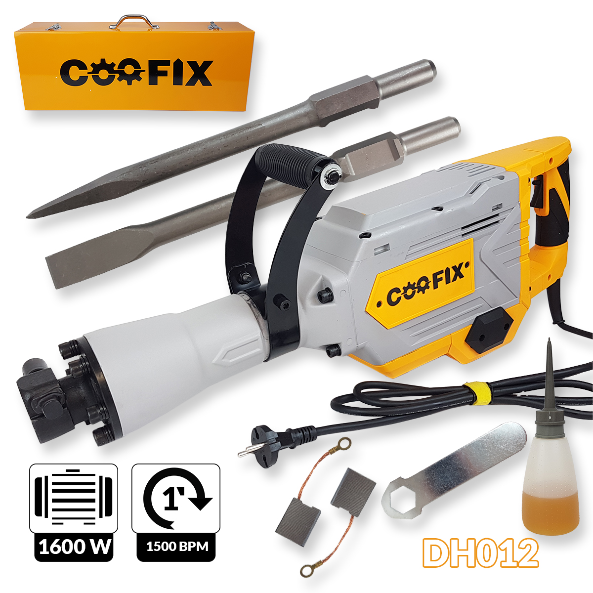 CooFix udarni čekić 1,6 KW DH012_FRONT_1