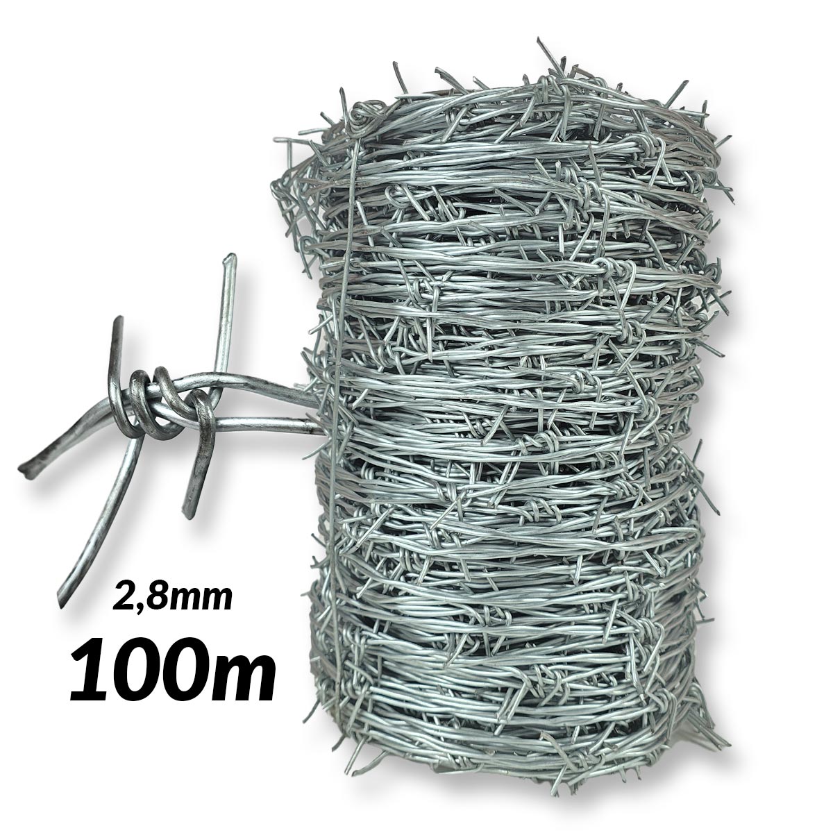 Bodljikava žica 100m - 2,8mm Front 1