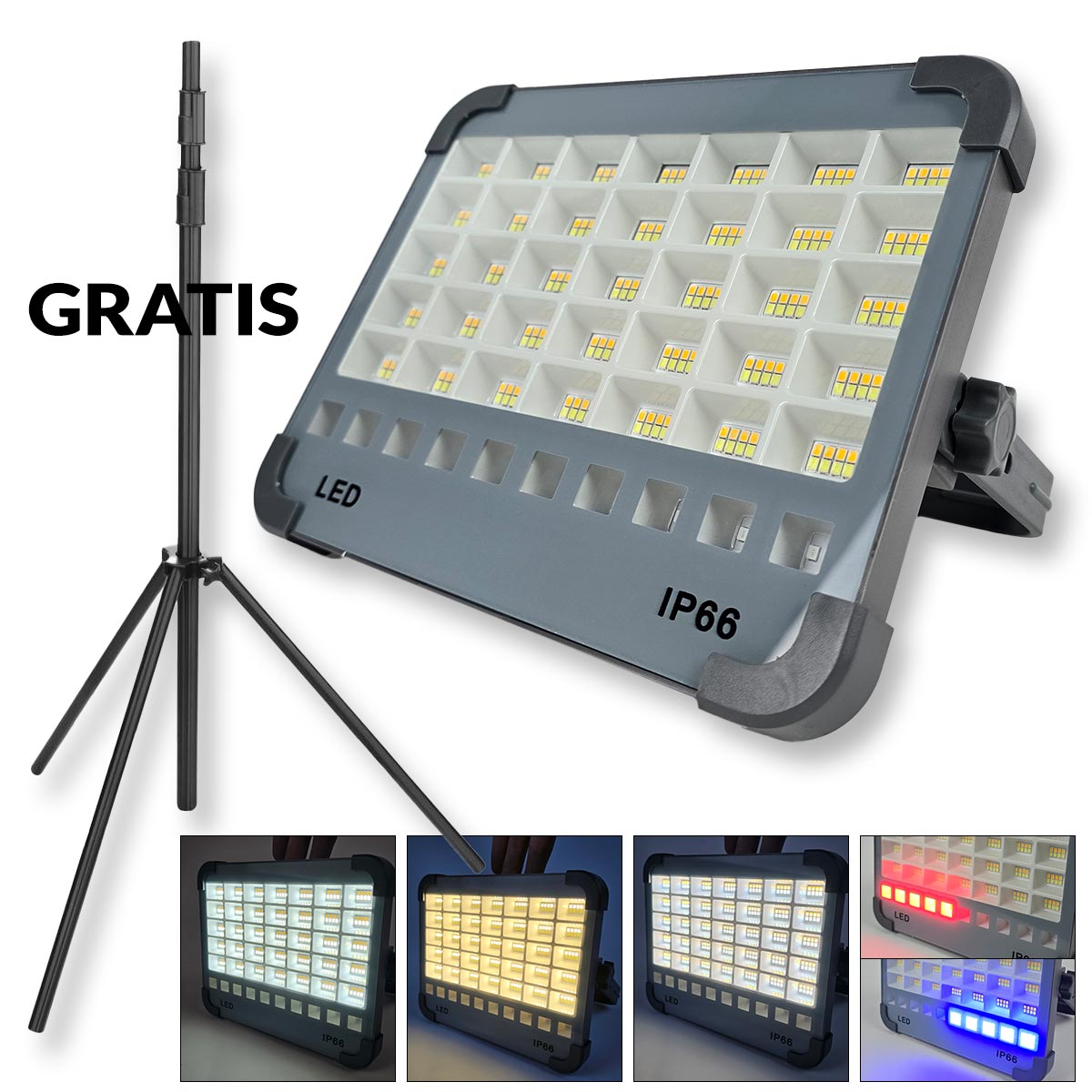 Solarna LED svjetiljka sa stalkom G423 Front 1