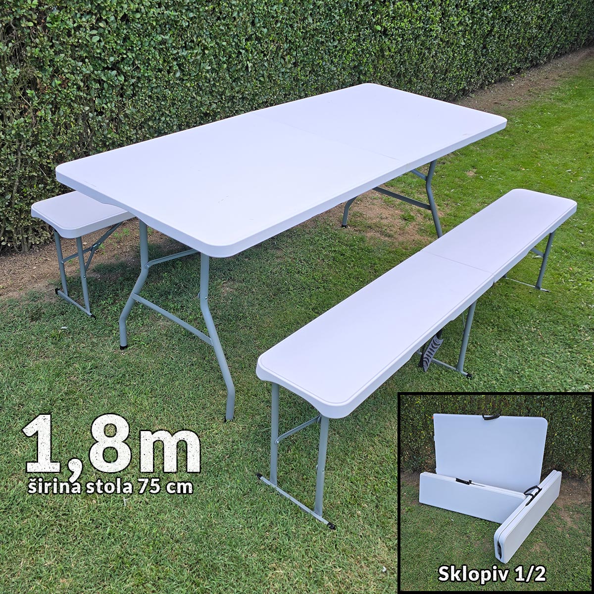 PVC vrtni set stol i dvije klupe G481 Front 1_0