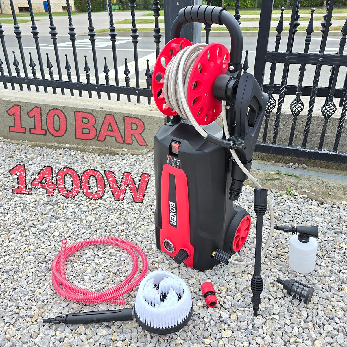 Boxer električni miniwash 110 BAR BX3276 Front 1