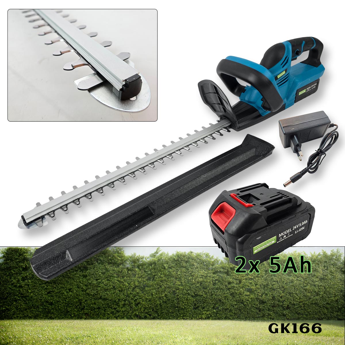 Aku trimer za živicu GK166 Front 1_0