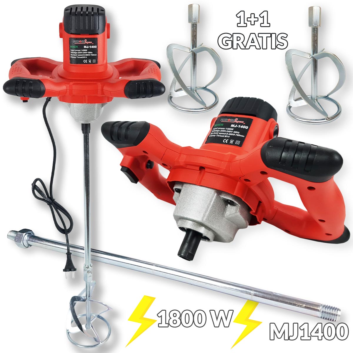 Midori Japan mješač ljepila 1400W Front 1 1800W_0