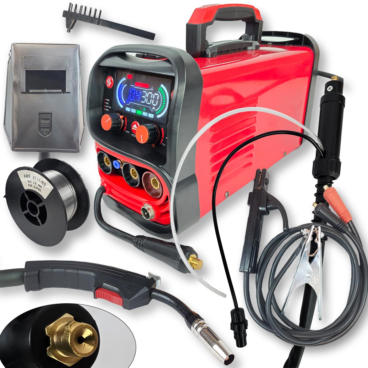 Electra inverter MIG-MAG-MMA sa žicom BX016 Front 1