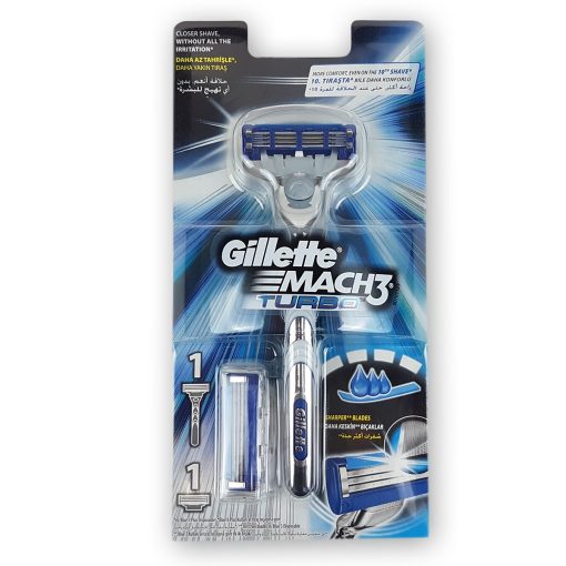 Gillette MACH3 Turbo brijač sa 2 britvice