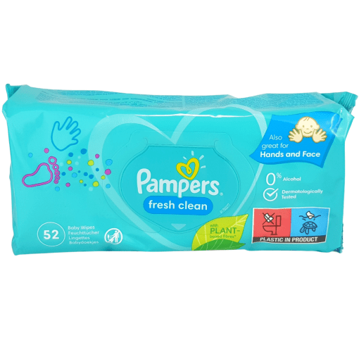 Pampers FreshClean 52 vlažne maramice