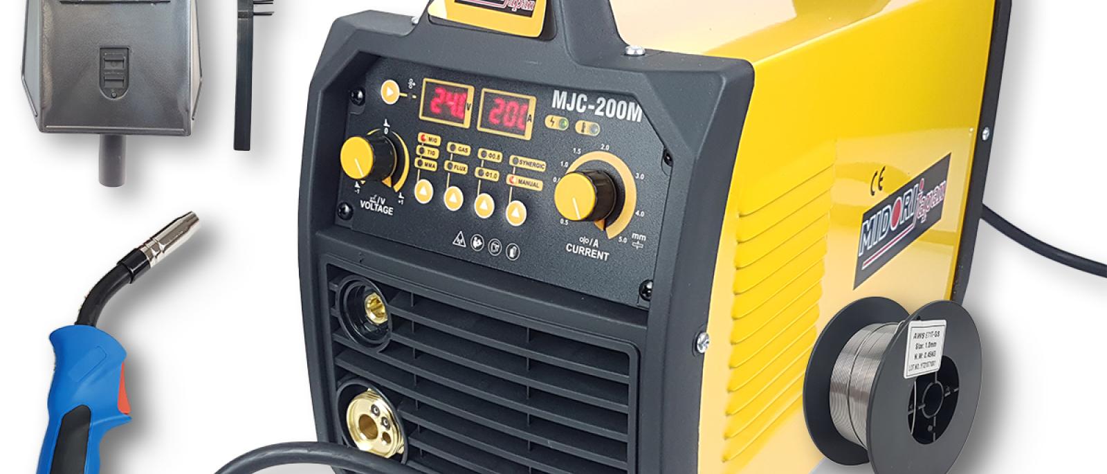 Inverter 200A TIG MIG MMA FLUX Midori Japan Front 1
