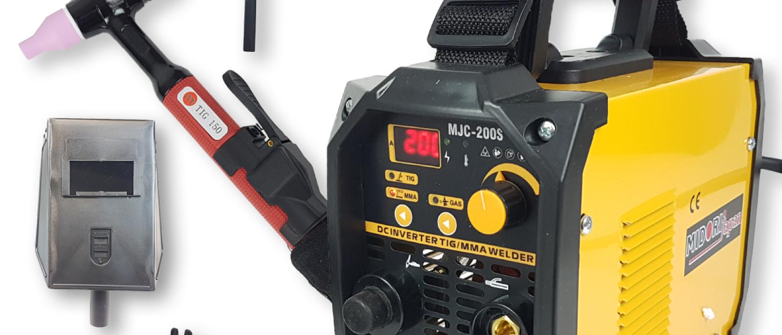 Inverter 200A TIG MMA Midori Japan Front 1