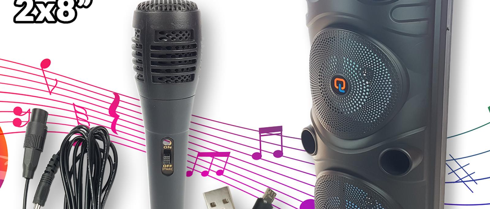 Karaoke Bluetooth zvučnik QL8801 Front 1
