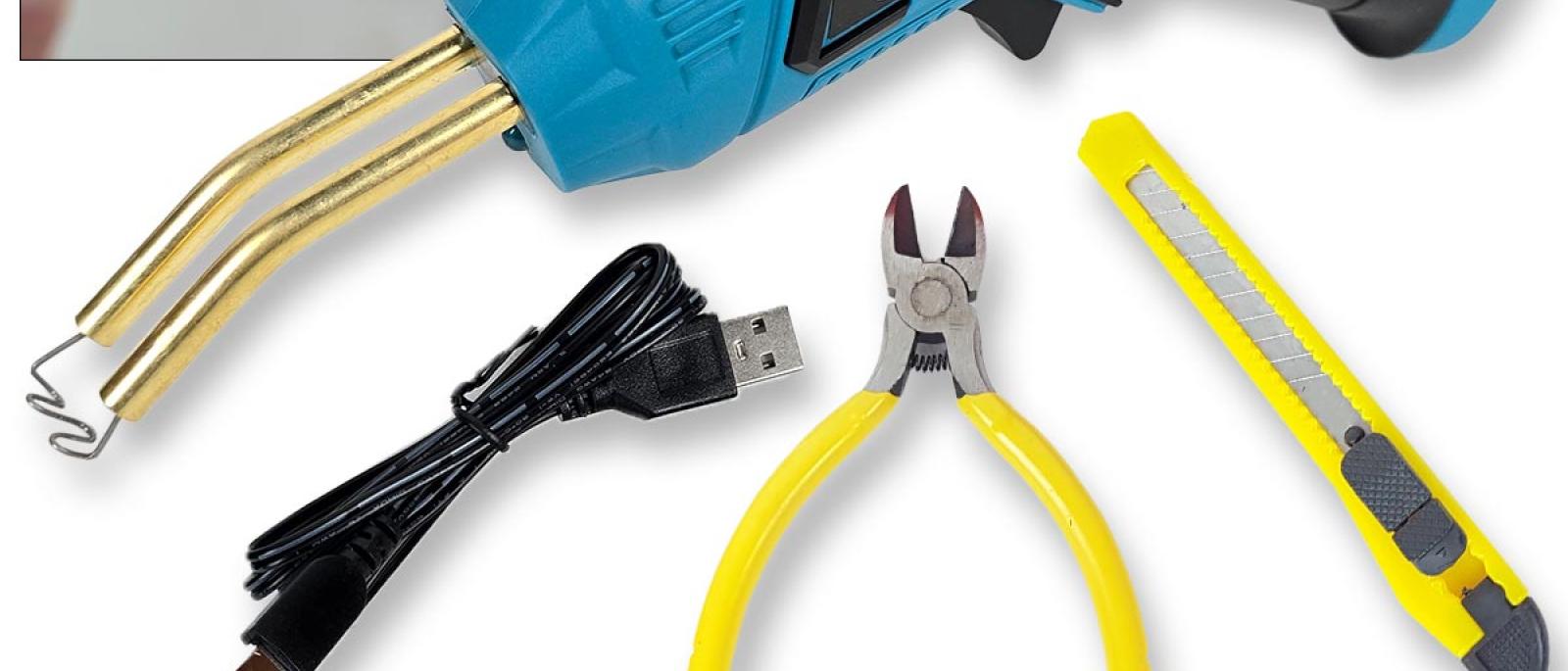 Aku set za varenje plastike vrućim spajalicama G263 Front 1