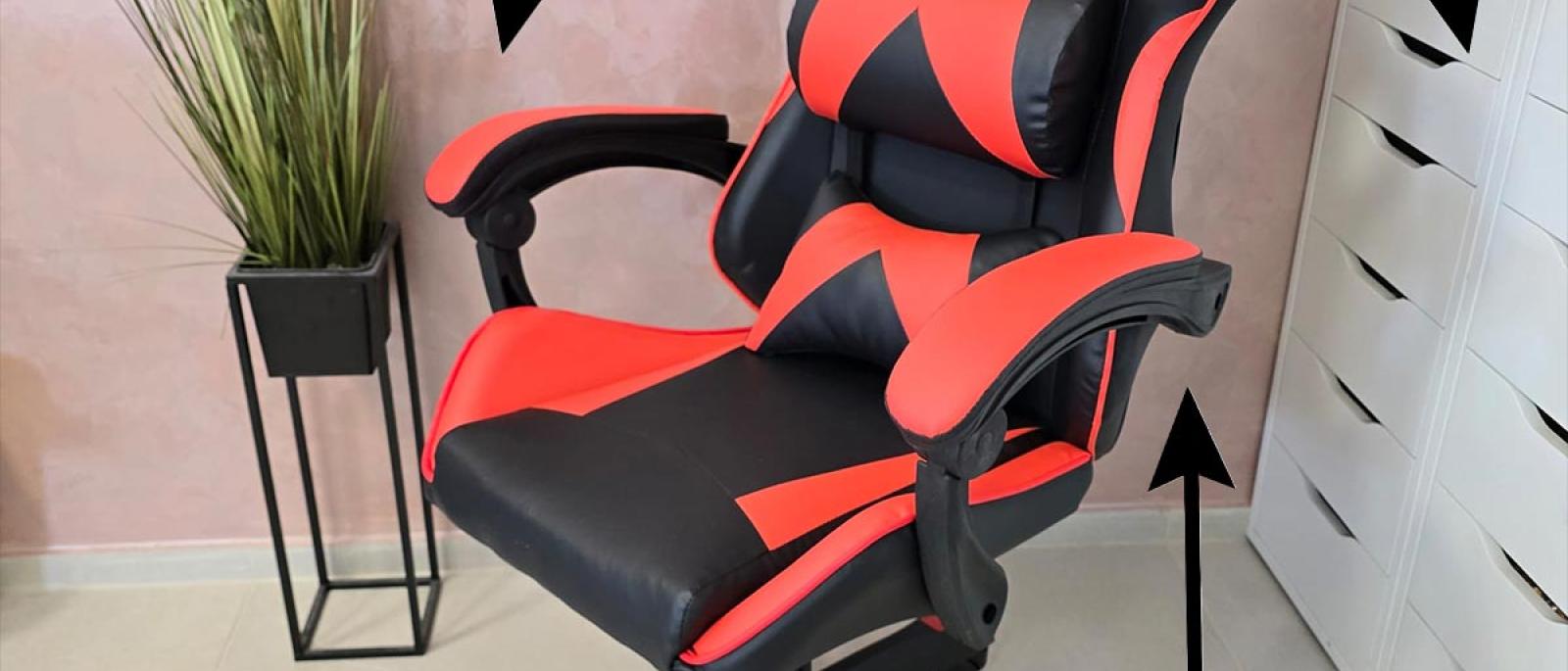 Gaming stolica sa 2 jastuka Front 1