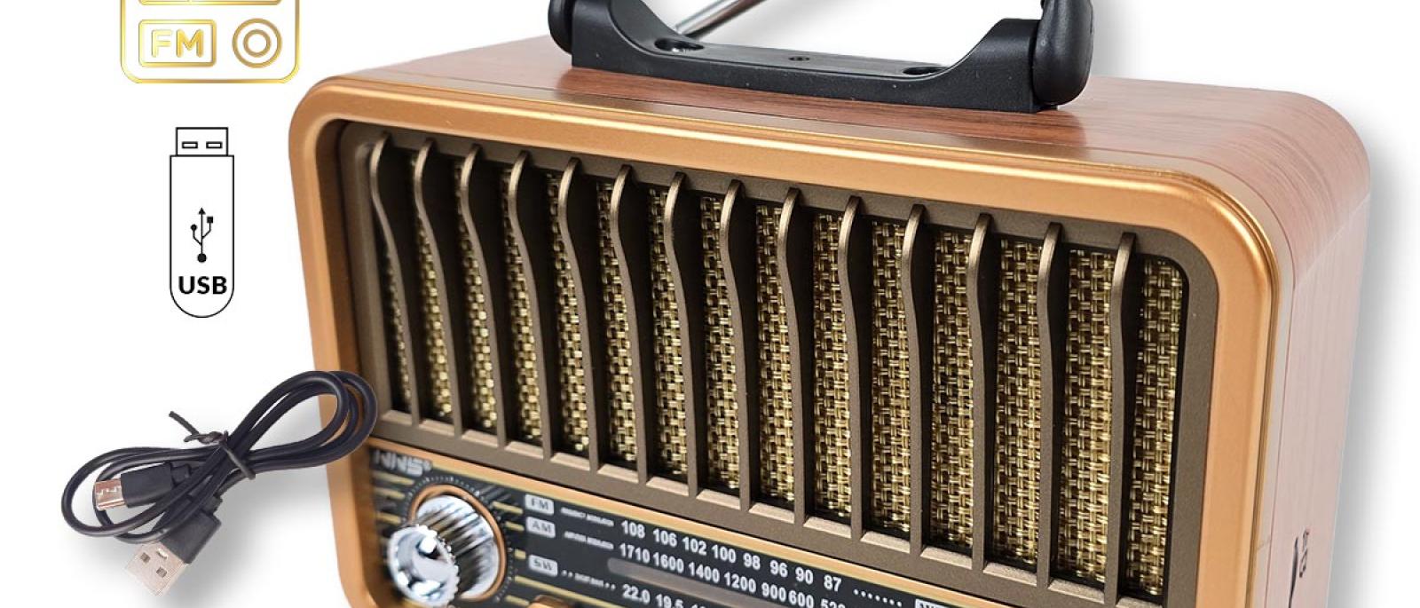 Retro Bluetooth radio NA295 Front 1