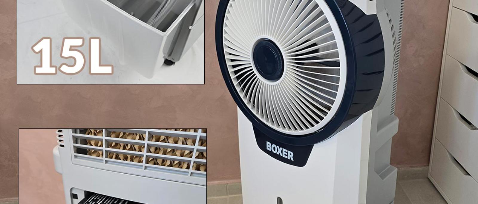 Boxer aku ventilator na vodenu paru 12V ili 220V Front 1