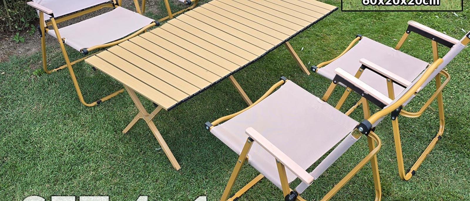 Sklopivi vrtni set stol sa 4 stolice G485 Front 1