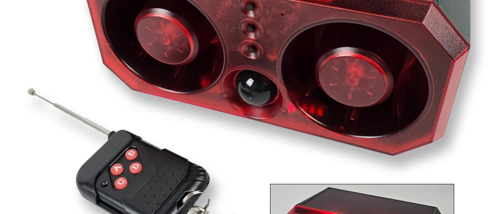 Infracrveni solarni alarm protiv provalnika ili životinja G569 Front 1
