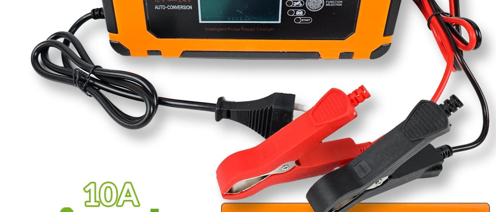 Punjač i regenerator za akumulator 12V 24V 10A G567 Front 1