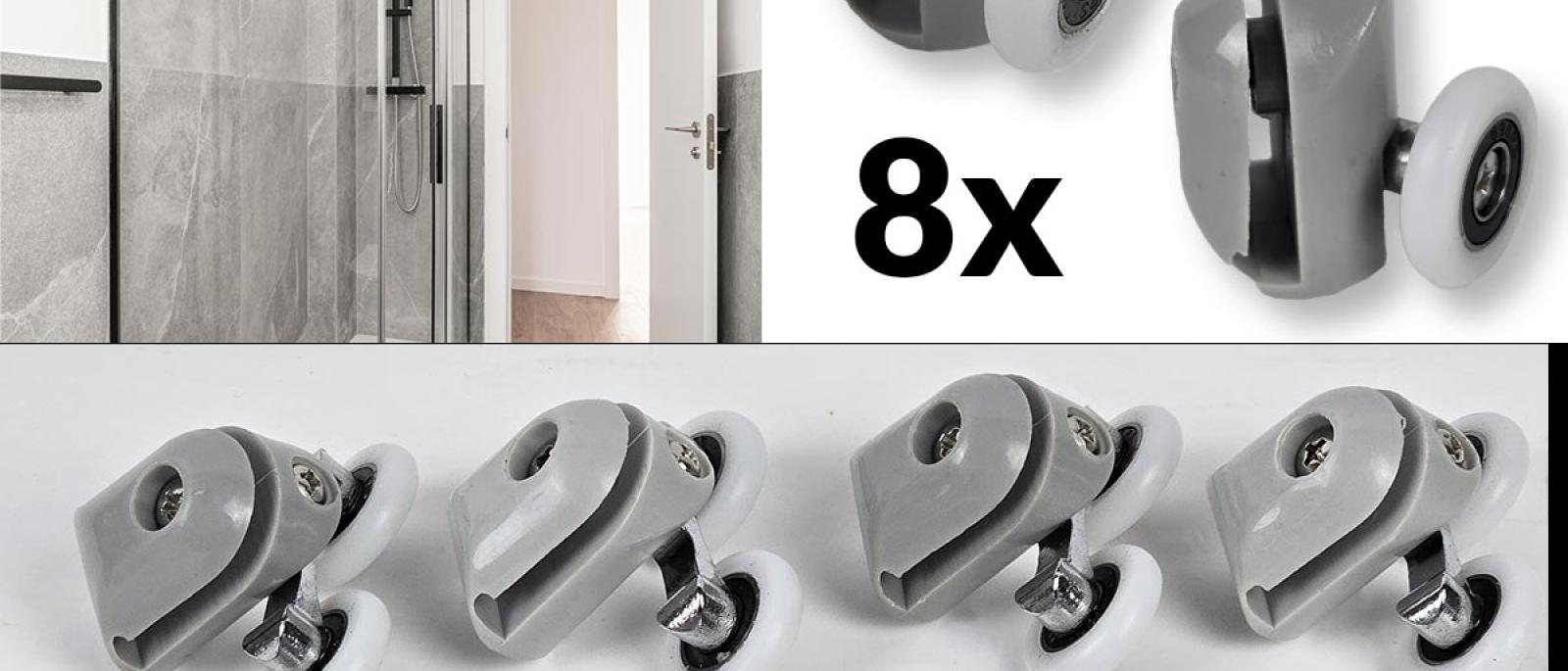 Univerzalni kotačići za tuš kabinu G588 Front 1