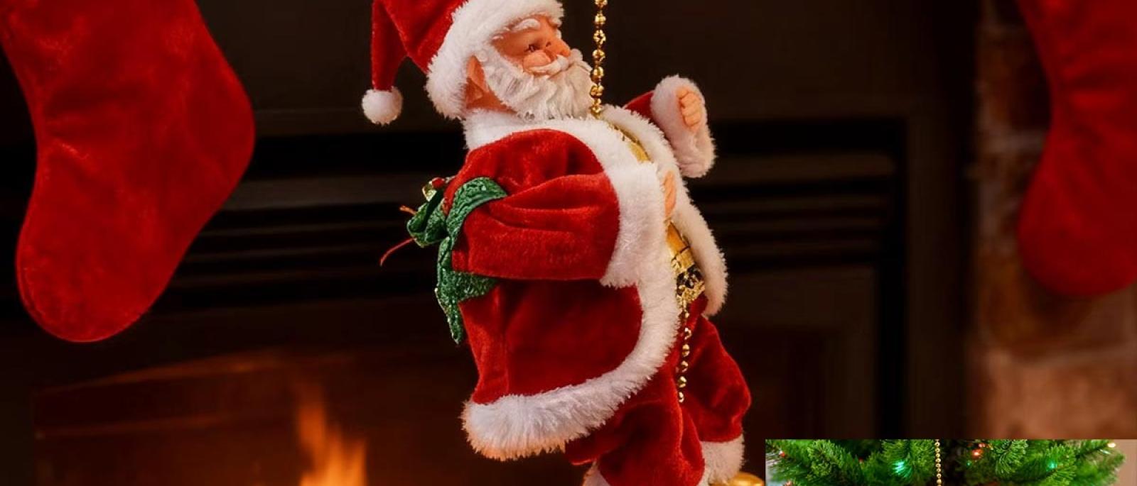 Djed Božičnjak na užetu Front 1