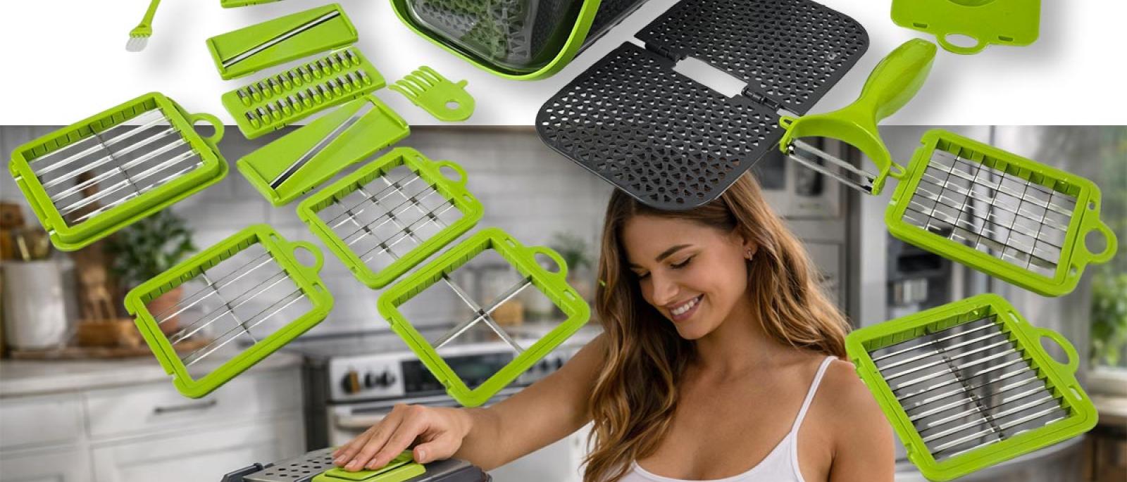 Ribež i sjeckalo za povrće - 22 dijelni set G687 Front 1