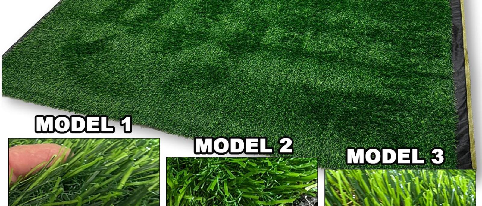 Umjetna trava - 3 modela Front 1