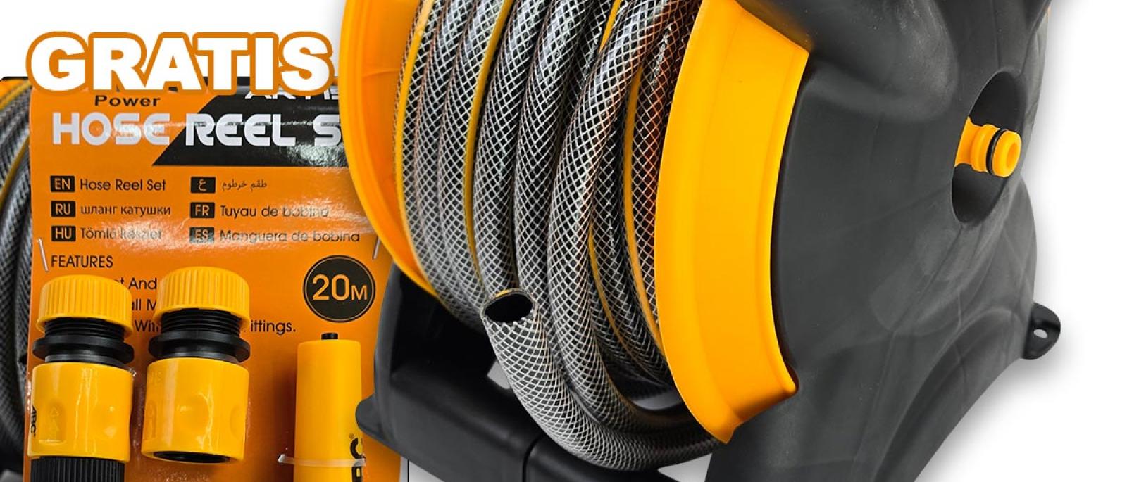 Vrtno crijevo na kolutu 20m Front 1