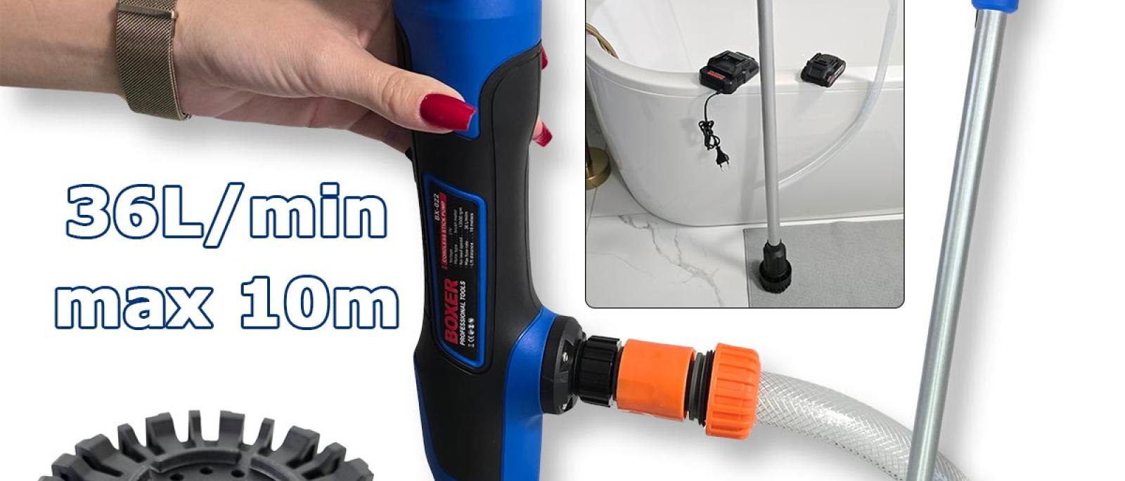 Boxer aku ručna štapna pumpa 125cm BX022 Front 1