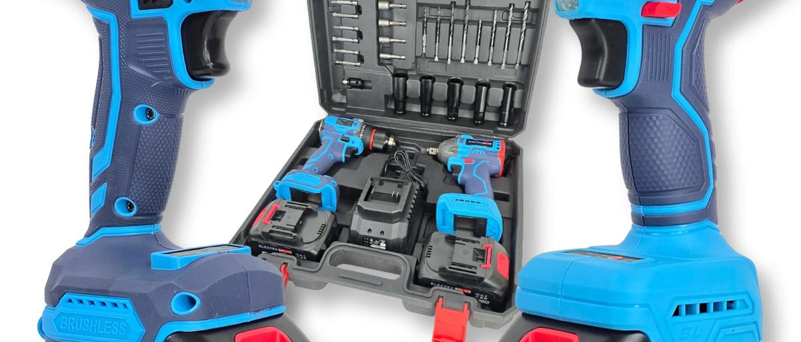 Electra aku set 2u1 Aku bušilica i udarni odvijač EL020 Front 1