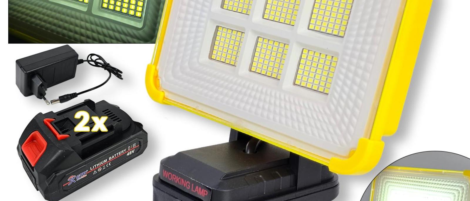 LED svijetlo sa prihvatom na bateriju 20V G630 Front 1