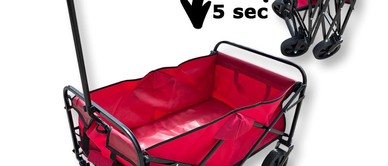 Sklopiva transportna kolica 80kg GK039 Front 1