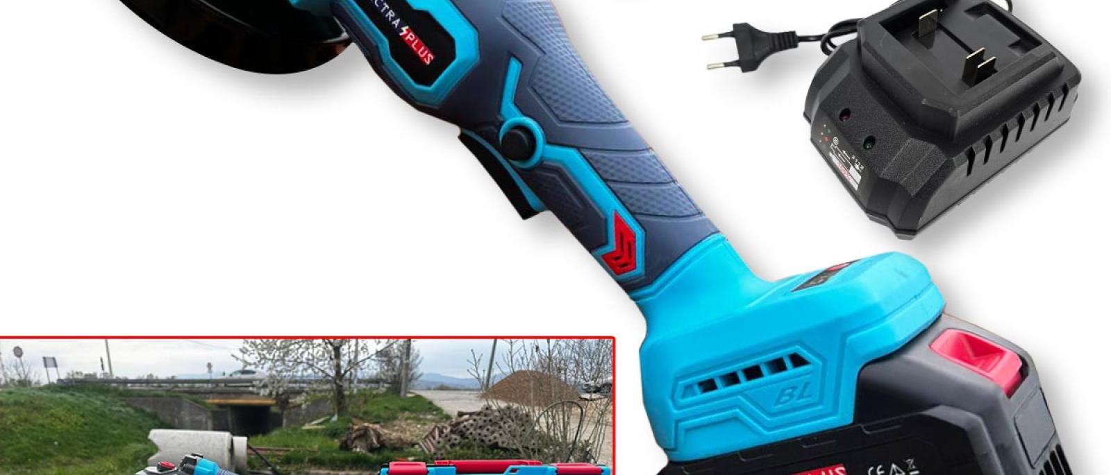 Electra Plus aku kutna brusilica EL017 Front 1