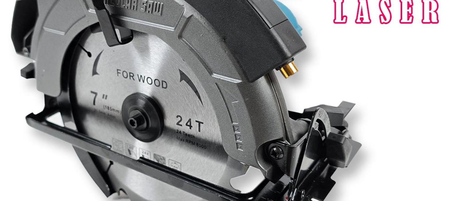 Electra cirularna pila za drvo 185mm sa laserom BX 012 Front 1