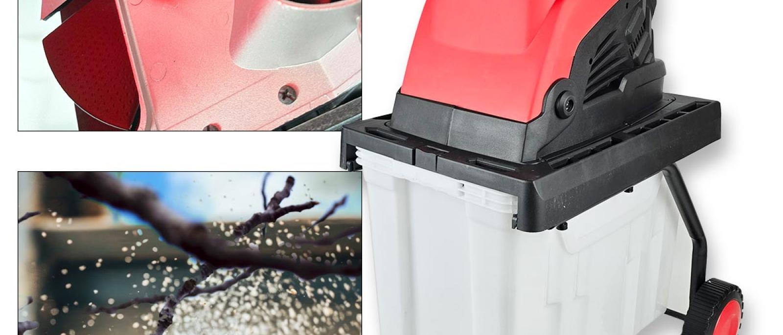 Electra električna sjeckalica za granje 3200W Front 1