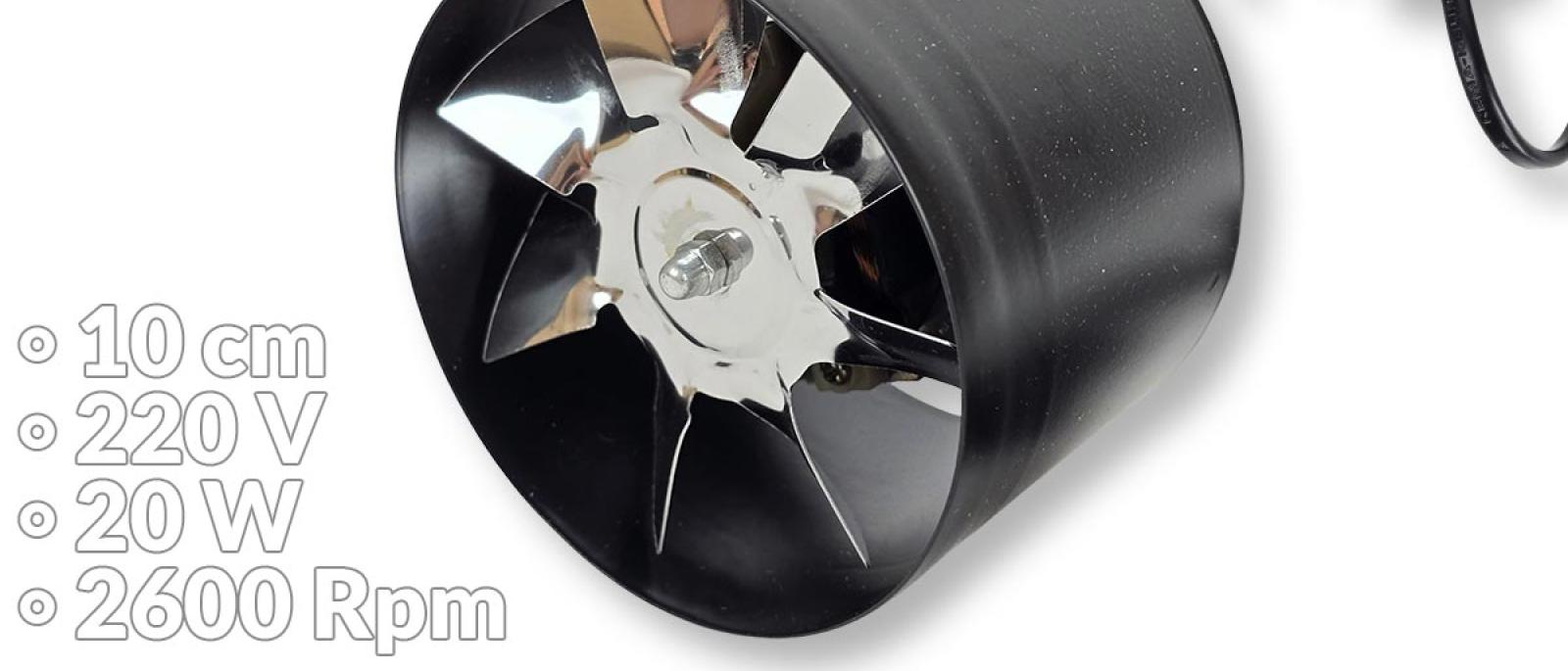 Ispušni ventilator 220V 10cm G762 Front 1