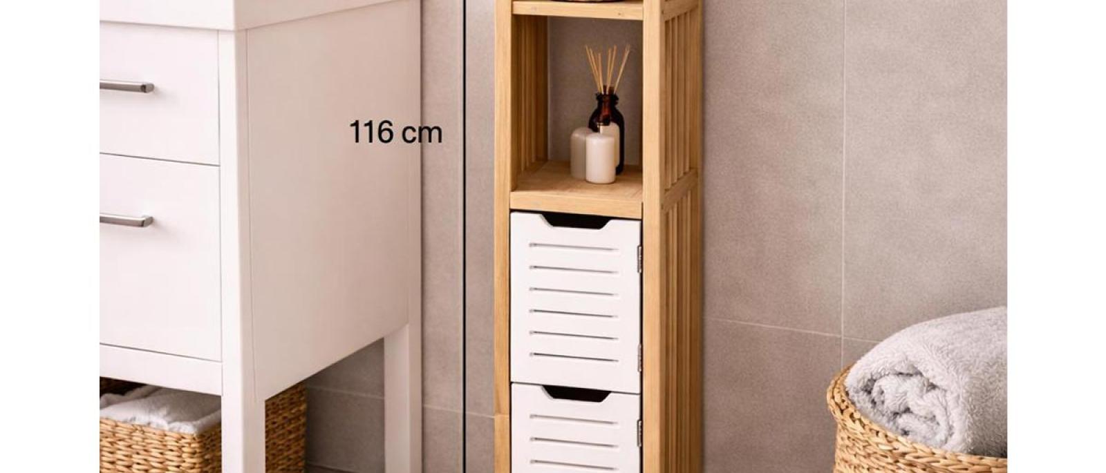 Kućni kupaonski ormarić visoki G751