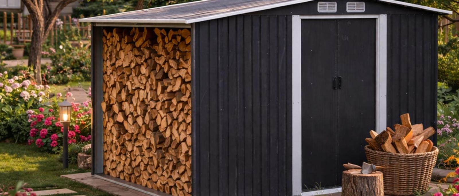 Vrtna metalna kućica 312x257x178cm YB1008F Front 1