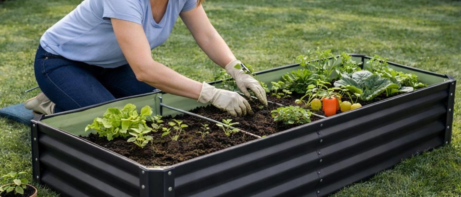 Vrtna povišena gredica 120x60x45cm GB45-12060D Front 1