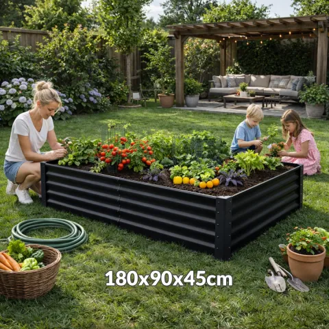 Vrtna povišena gredica 180x90x45cm GB45-18090D