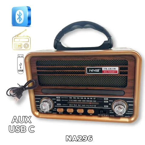 Retro Bluetooth radio NA296