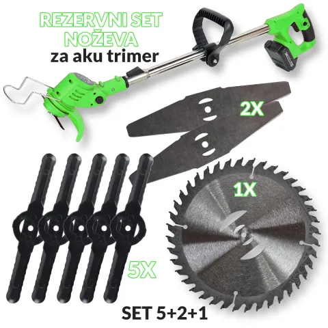 Rezervni set za aku trimer GK059