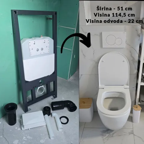 Ugradbeni vodokotlić G783