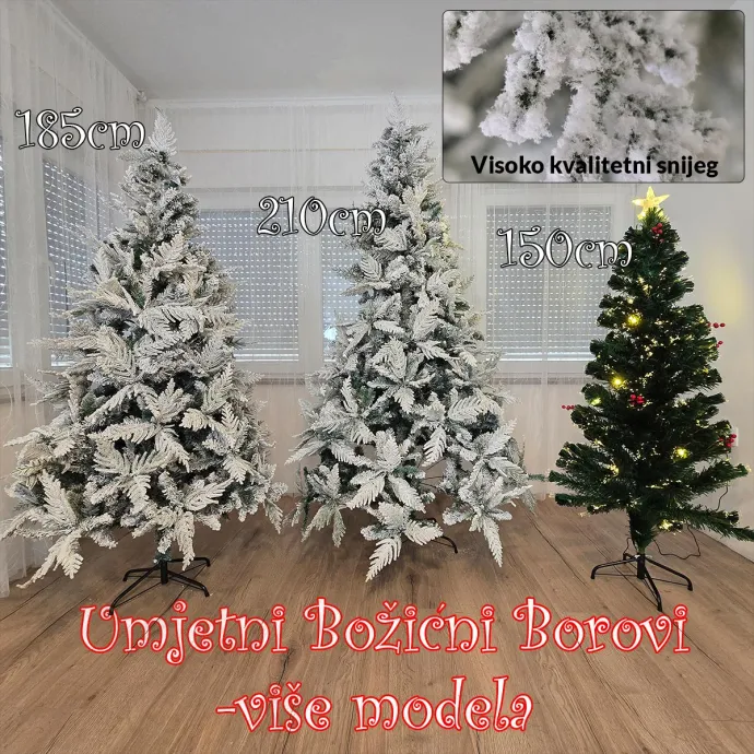 Umjetni Božićni Borovi - snijeg