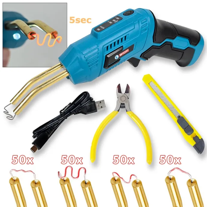 Aku set za varenje plastike vrućim spajalicama G263