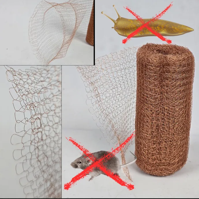 Bakrena mrežica protiv glodavaca i puževa golaća G592