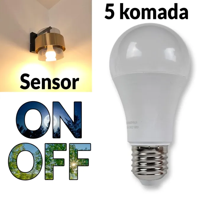 E27 set žarulja sa senzorom 3000k 12V G583