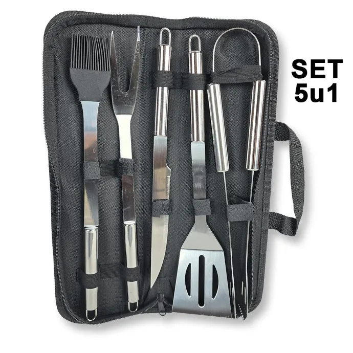 Inox set za roštiljanje 5 - dijelni G458