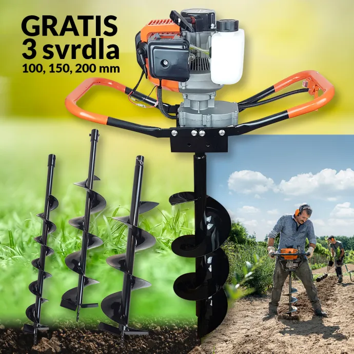 Midori Japan Bušač Rupa 5,2 KS sa 3 Svrdla