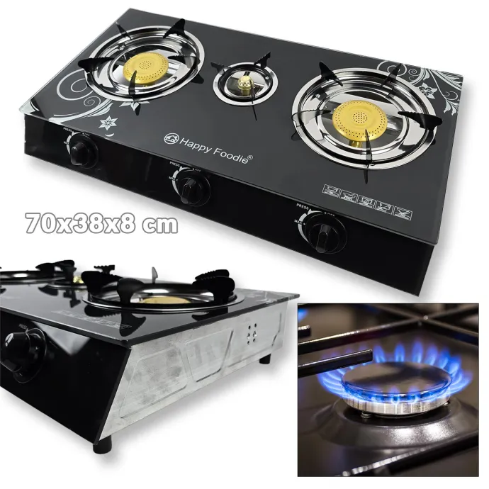 Plinski štednjak sa 3 plamenika G563