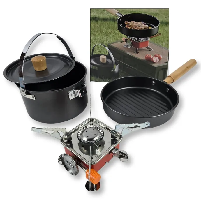 Plinski plamenik sa lončićem i tavom G565