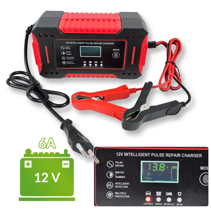 Punjač i regenerator za akumulator 6A 12V G568