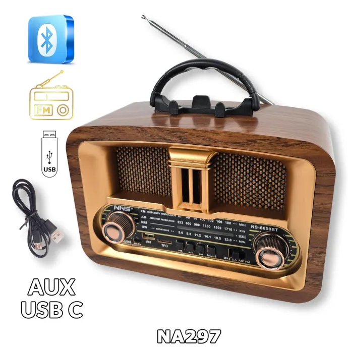 Retro Bluetooth radio NA297